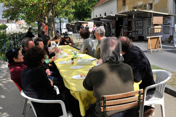 l'heure du déjeuner