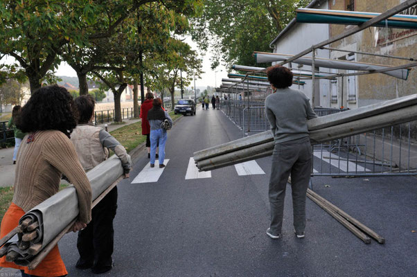 rdv 8h pour le montage des stands