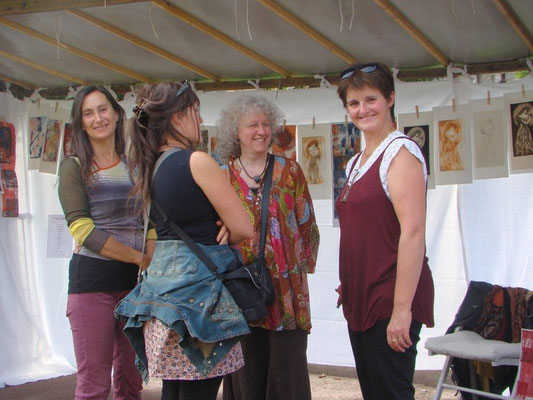 Dominique Schmid, Isabelle et Claudine Parmentier, Pascale Zabalia